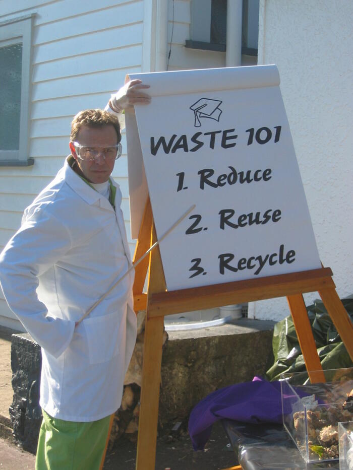 WA$TED! - Students e (Tristan takes the students through 'Waste 101')